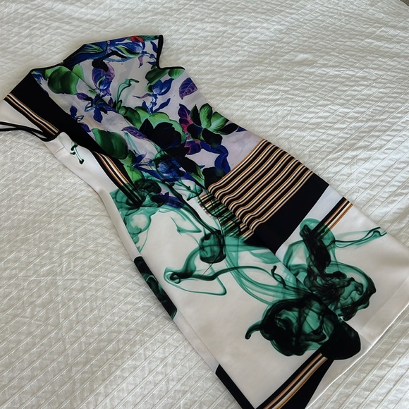 Clover Canyon Printed Scuba Mini Dress, Small - Picture 5 of 5